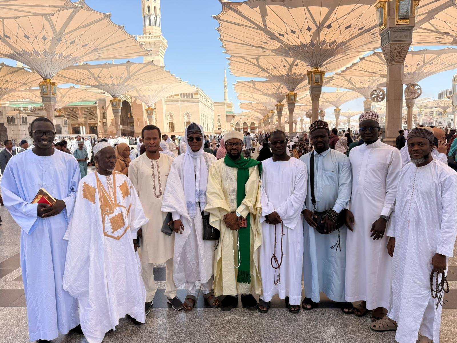 Groupe de pèlerins lors d'une ziyara
